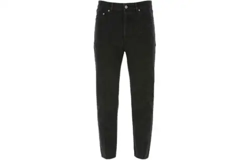 Golden Goose Jeans Men's Black Moderate Slim Fit Pants