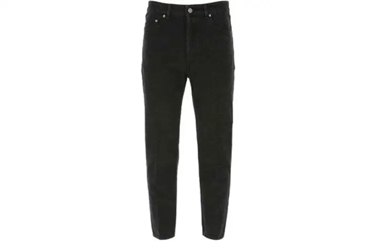 Golden Goose Jeans Men's Black Moderate Slim Fit Pants