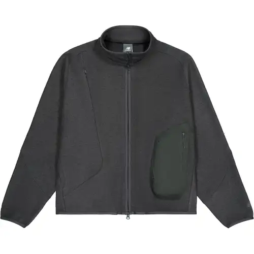 New Balance NB Grey Jacket Unisex Dark Gray