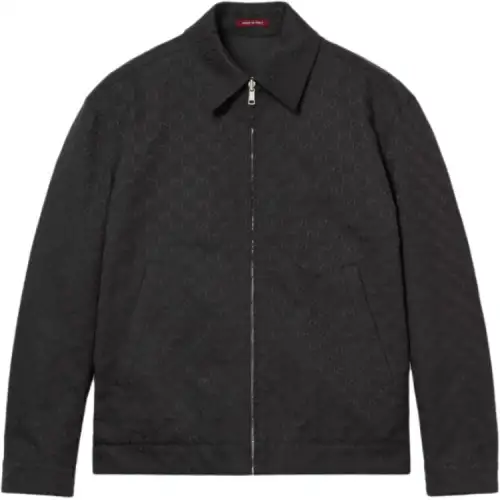 Gucci Reversible nylon and Gg canvas jacket