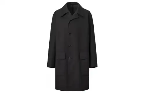 UNIQLO Trench Coats Unisex Lapel Moderate