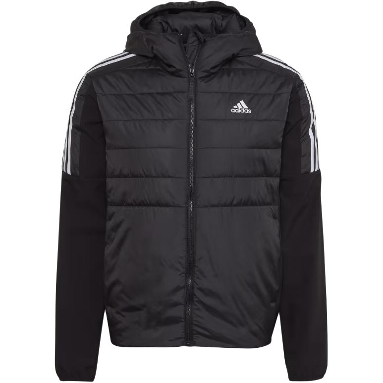Adidas Essential ESSENTIALS INSULATED HOODED HYBRID JACKET Puffer Jacket Men's Black