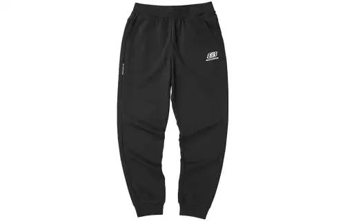 Skechers Cuffed Pants Moderate Casual Pants Unisex Black