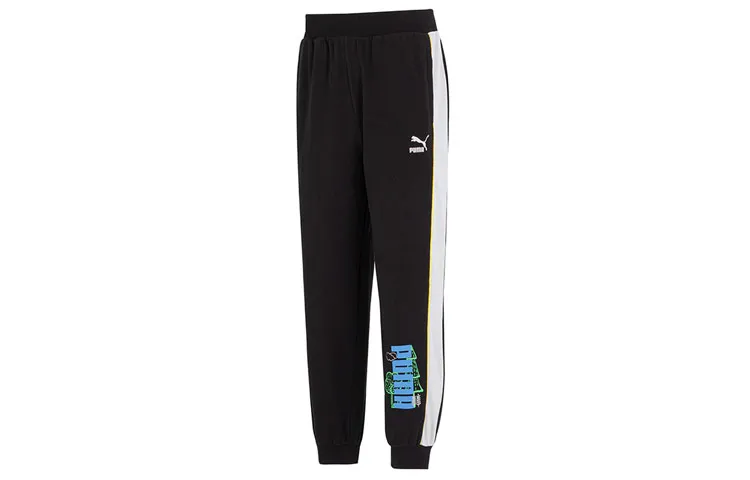 PUMA Knitted Sweatpants Men's Black