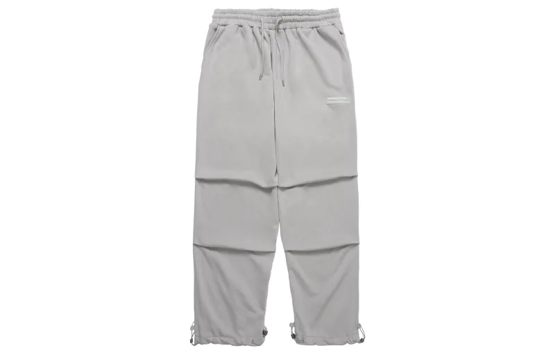 HARSH AND CRUEL AW20 loose TPU small label elastic waist pleated cuff casual pants for men and women.
