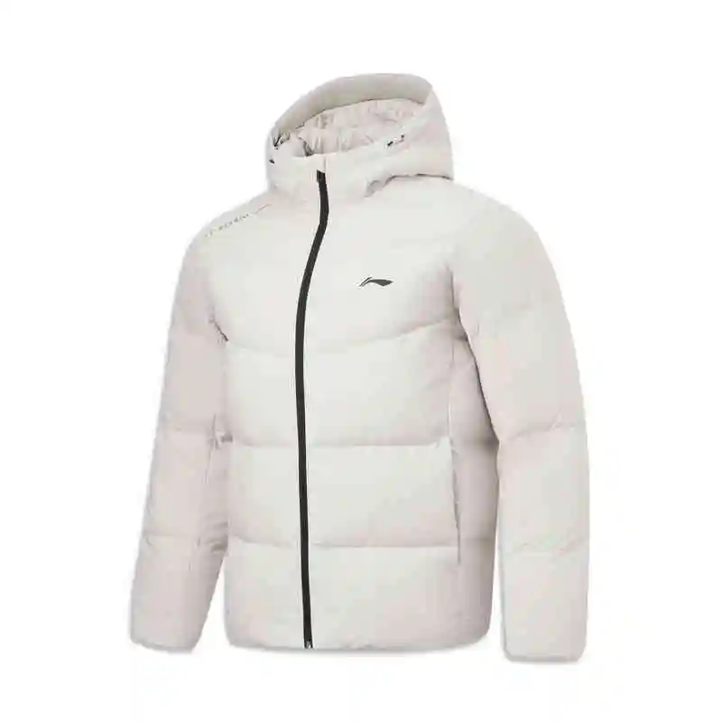 Li Ning Fitness Series Down Jacket Men's Bellflower Gray