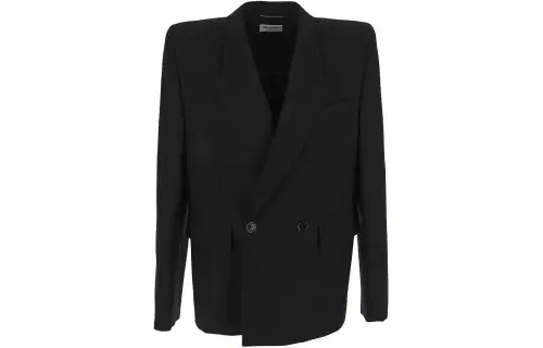 SAINT LAURENT Jackets & Coats Men's Black