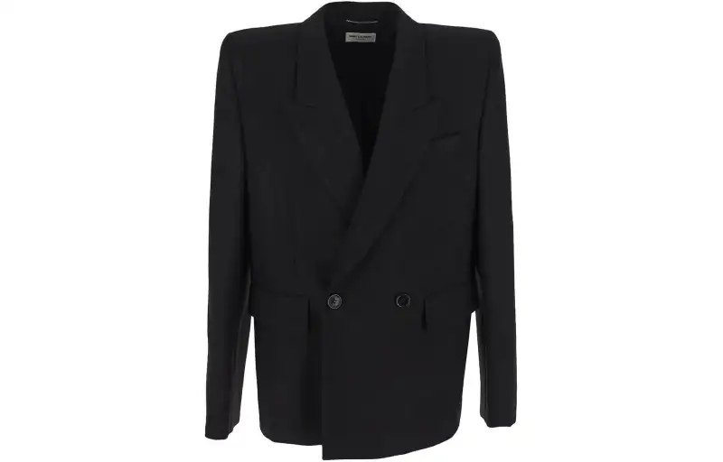 SAINT LAURENT Jackets & Coats Men's Black
