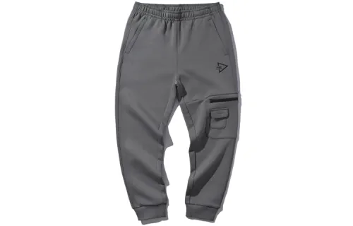 Li Ning Sports Fashion Collection Knitted Sweatpants Men's Shadow Gray
