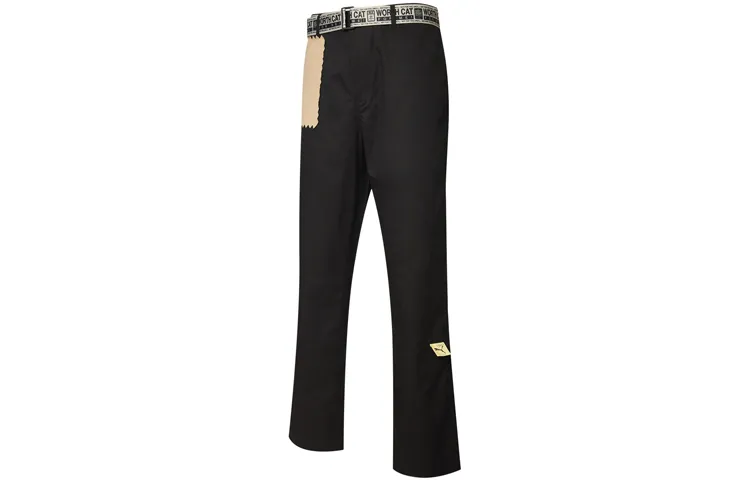PUMA MICHAEL LAU Casual Pants Men's Black Moderate Straight Fit Pants