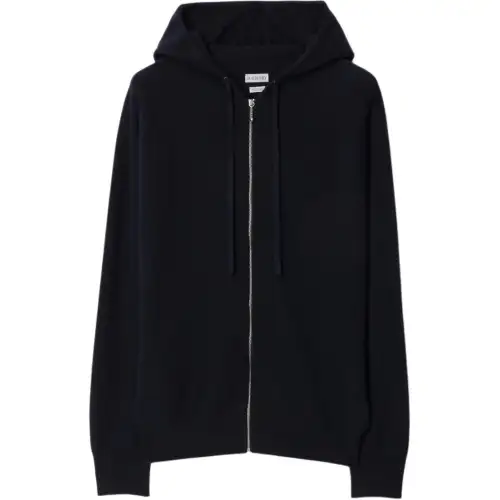 Burberry cashmere zip-up hoodie