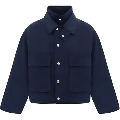 Bottega Veneta Double Layer Cropped Jacket