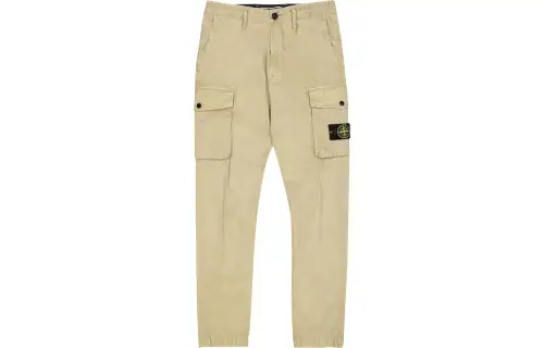 STONE ISLAND Cargo Pants Men's Khaki Moderate
