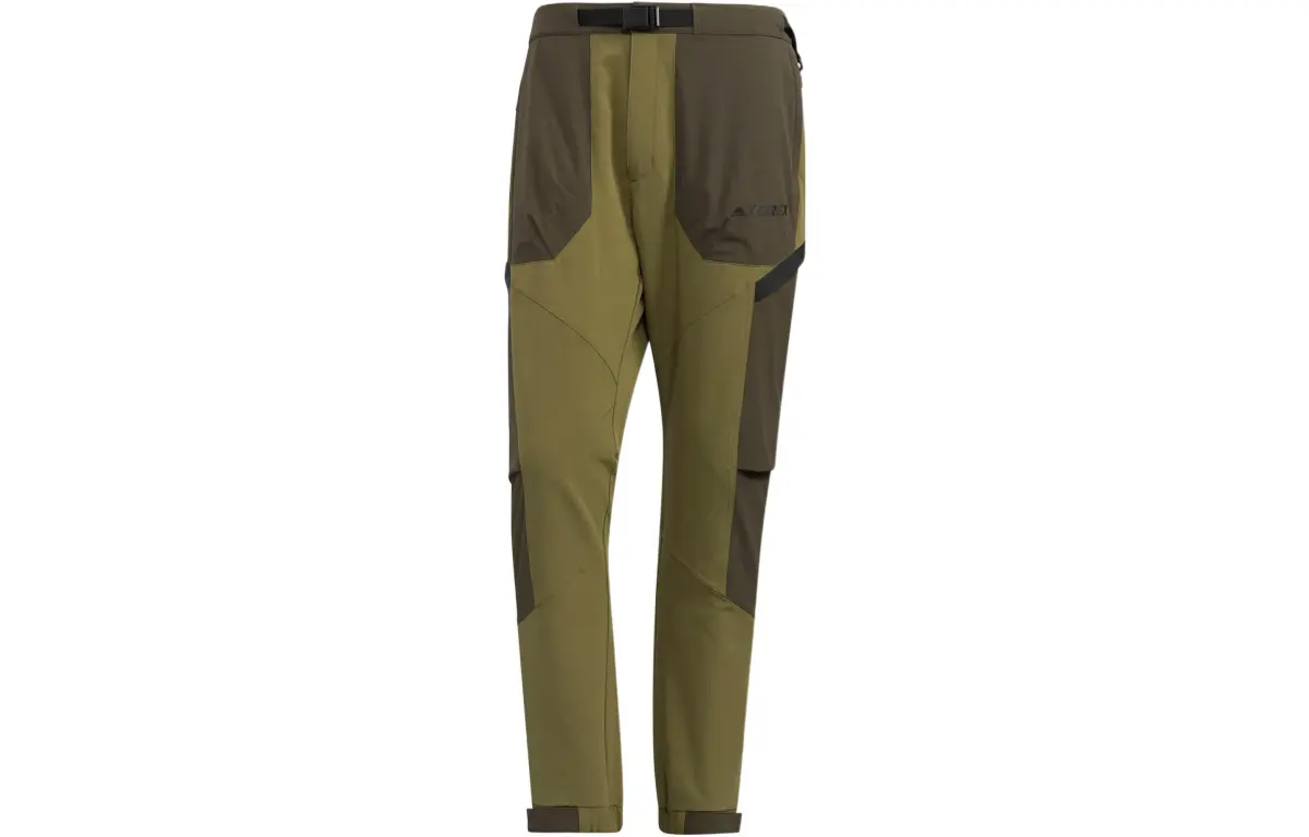 Adidas Knitted Sweatpants Men's Brown Green