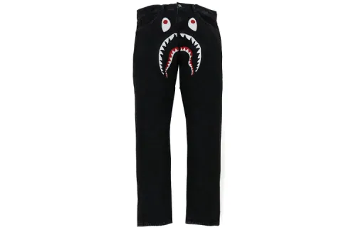 A BATHING APE Jeans Men's Moderate Straight Fit Pants
