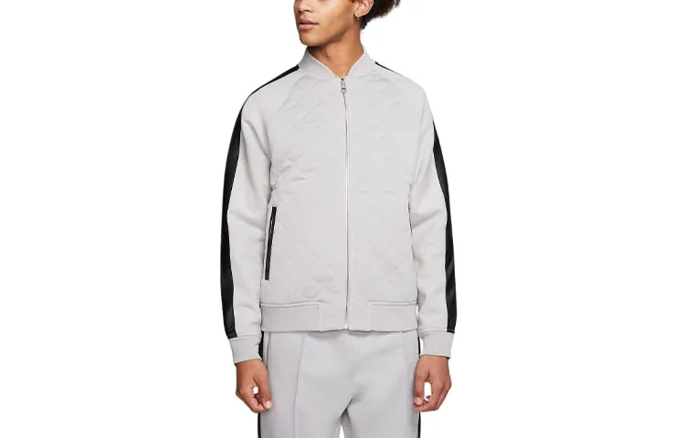 Jordan Remastered Quilted Jackets & Coats Men's Gray