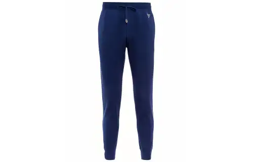 PRADA Knitted Sweatpants Men's Dark Blue Moderate Slim Fit Pants