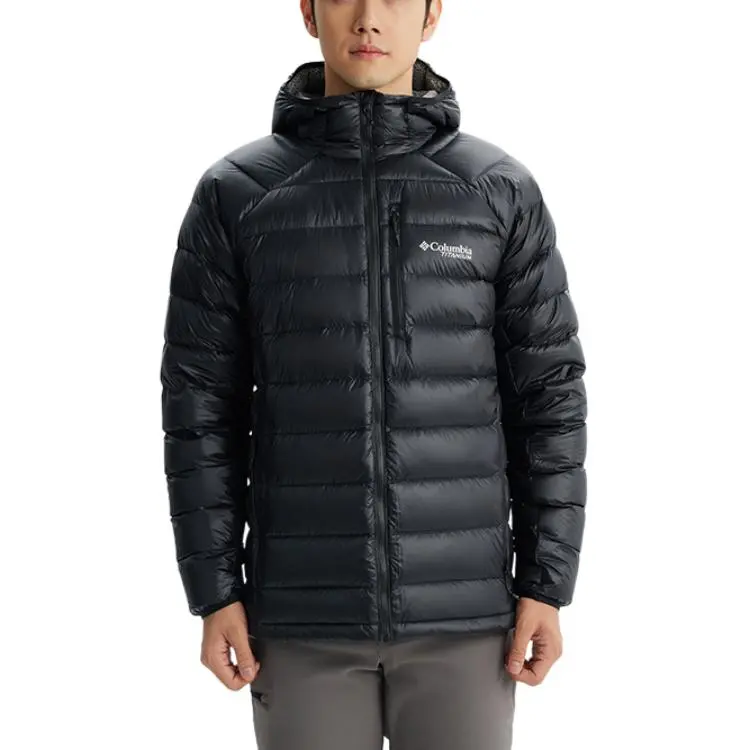 Columbia logo-print padded jacket