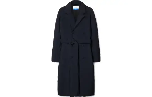 OFF-WHITE Belted Double-breasted Padded Coat
