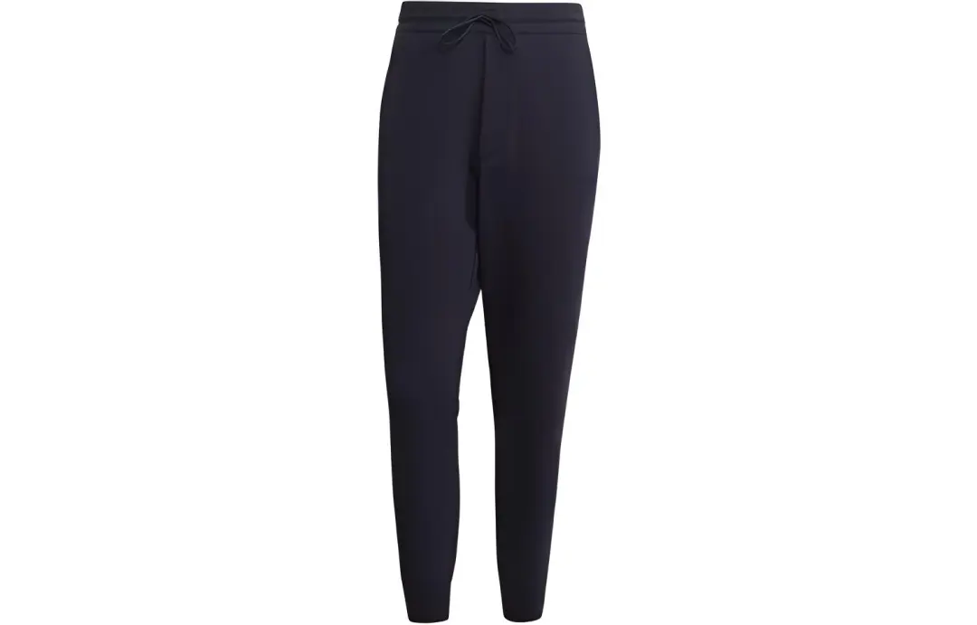 Y 3 Knitted Sweatpants Men's Blue Moderate Slim Fit Pants