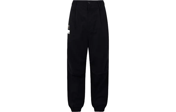 EVISU Knitted Sweatpants Men's Moderate Cuffed Pants