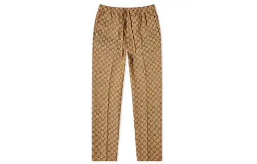 Gucci Gg canvas track bottoms