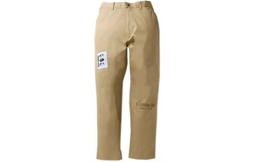 A BATHING APE Bape Casual Pants Men's Beige Moderate Straight Fit Pants