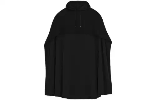SAINT LAURENT Drawstring Hooded Cape