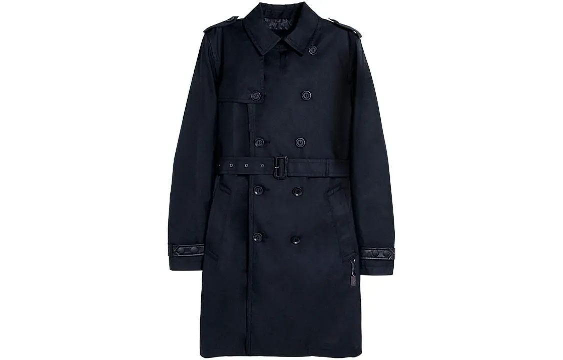 COACH SS23 Trench Coat Men's Black