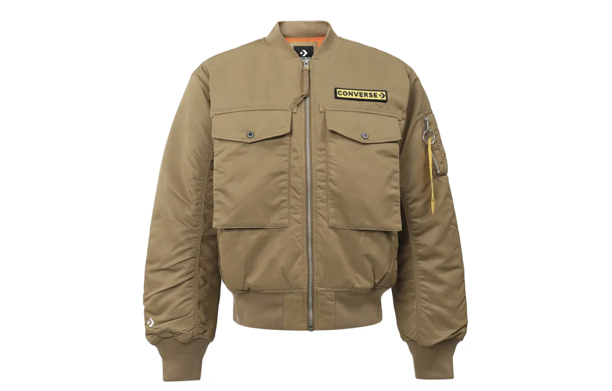 Converse Puffer Jacket Unisex Khaki