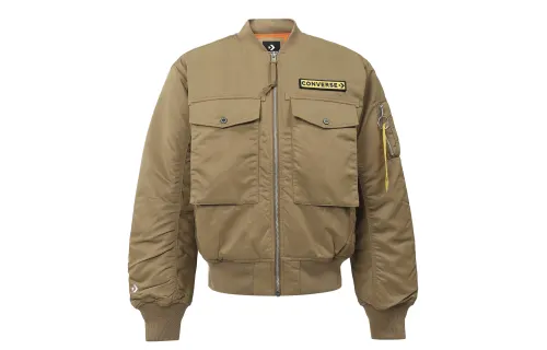 Converse Puffer Jacket Unisex Khaki