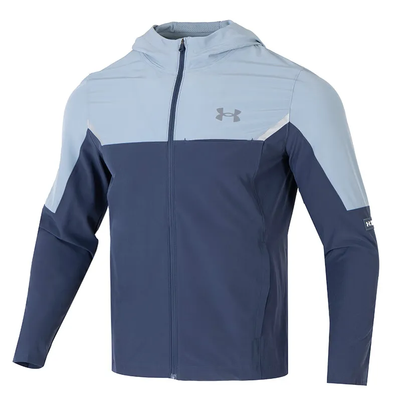 Under Armour Jackets Men's Blue Hooded Moderate Other