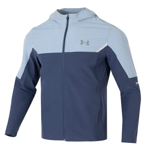 Under Armour Jackets Men's Blue Hooded Moderate Other