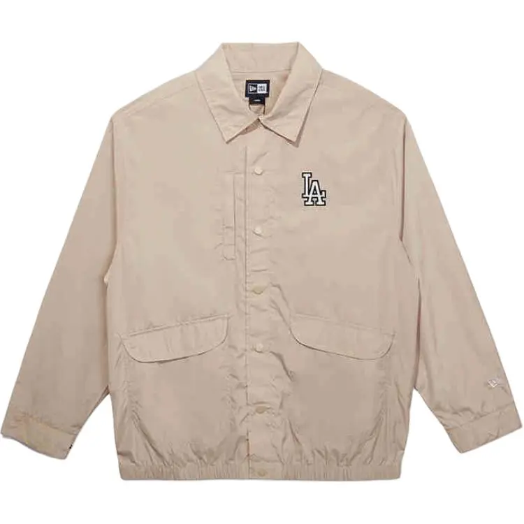 New Era Jackets Unisex Khaki Lapel Moderate