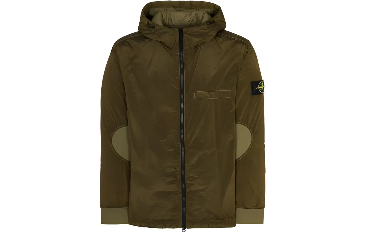 STONE ISLAND Puffer Jacket Men's Olive Green