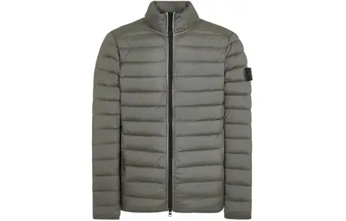 STONE ISLAND SS24 Down Jacket Unisex Moss Green