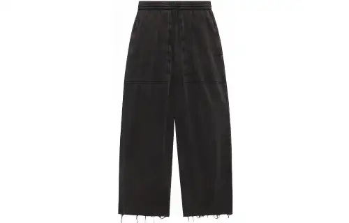 Balenciaga Knitted Sweatpants Men's Black