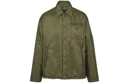 PRADA SS24 Jackets & Coats Men's Army Green