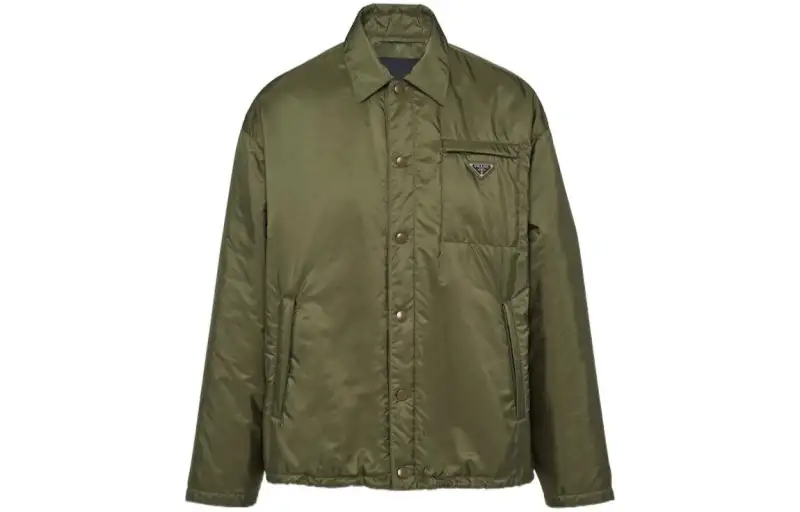 PRADA SS24 Jackets & Coats Men's Army Green