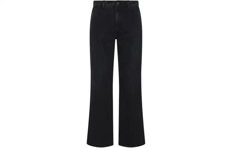 THE ROW Jeans Men's Black Moderate Flared Pants