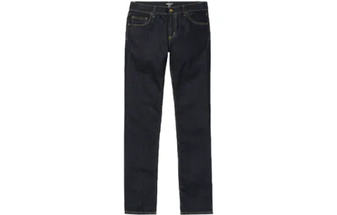 Carhartt WIP Jeans Men's Marine Blue Moderate Slim Fit Pants