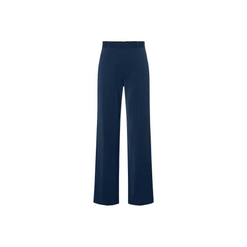 Balenciaga Casual Pants Men's Dark Blue Moderate Straight Fit Pants