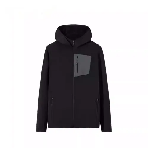 Anta Jackets & Coats Men's Basic Black/Castle Gray