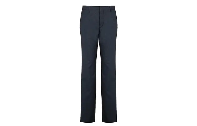 PRADA Casual Pants Men's Dark Blue Thin Straight Fit Pants