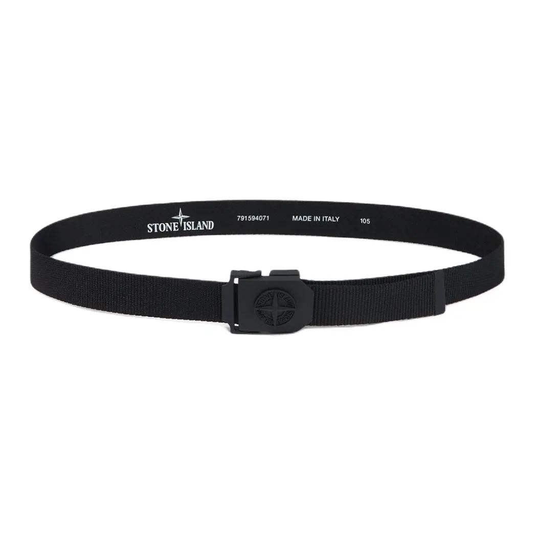STONE ISLAND Compass Badge Buckle Belt