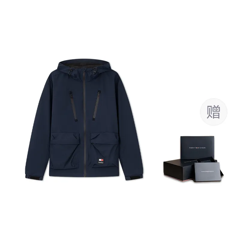 Tommy Hilfiger Jackets Men's Hooded (Non-detachable) Thickened Straight Fit