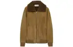 LOEWE Leather Jacket Men's Khaki