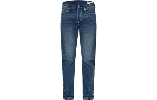 EVISU FW21 Straight Fit Pants Jeans Men's Denim Blue