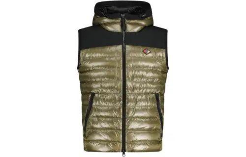 Burberry Down Vest Men's Olive Green