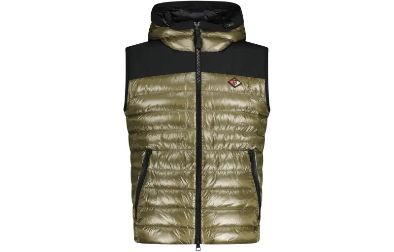 Burberry Down Vest Men's Olive Green